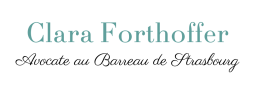 Logo de Clara FORTHOFFER, avocate au Barreau de Strasbourg